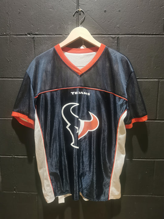 Houston Texans Reversible Cropped Jersey Large