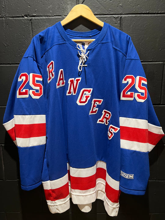 New York Rangers CCM Signed Prucha Made in Canada XL