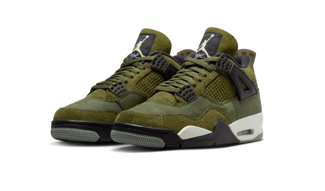 Air Jordan 4 Retro SE Craft Medium Olive Pale Vanilla Cargo Khaki