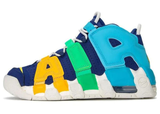 Nike Air More Uptempo Deep Royal Blue Kaleidoscope