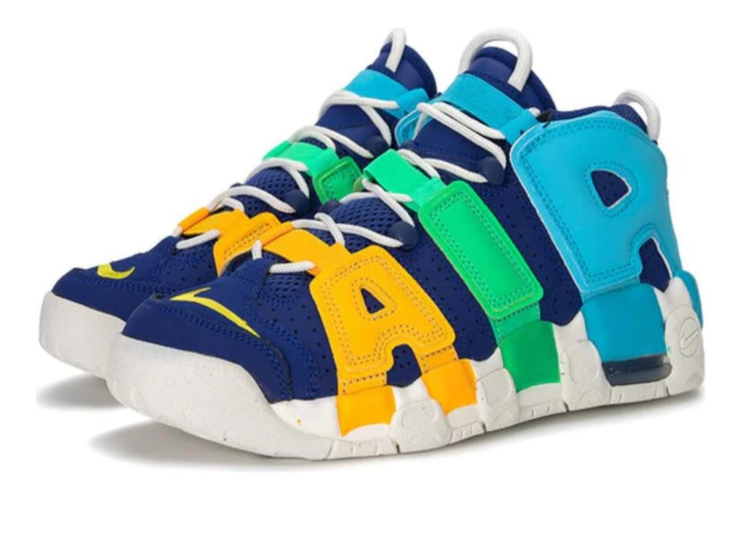 Nike Air More Uptempo Deep Royal Blue Kaleidoscope