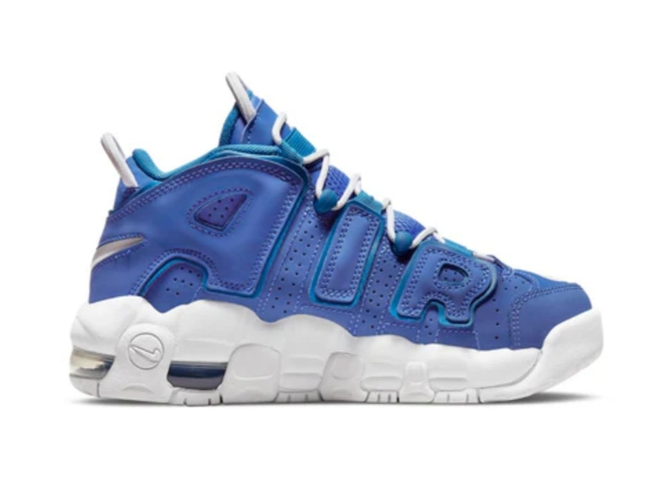 Nike Air More Uptempo GS Medium Blue / White Battle Blue