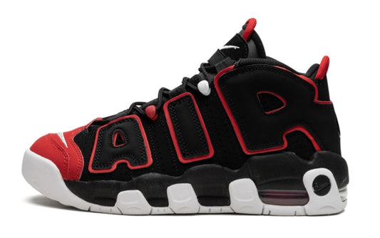 Nike Air More Uptempo GS Black White University Red