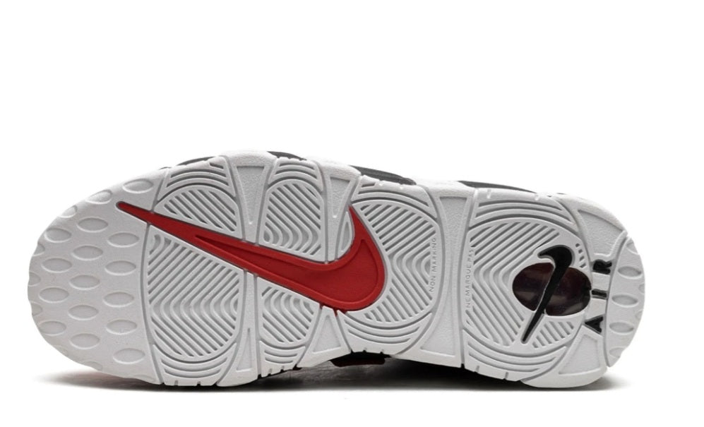 Nike Air More Uptempo GS Black White University Red