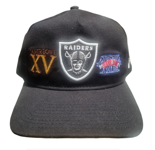 Raiders Super Bowl XV New Era The Golfer Snapback