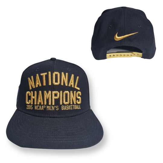 Men's Nike Black Duke 2015 NCAA Men's Basketball National Champions Snapback One Size