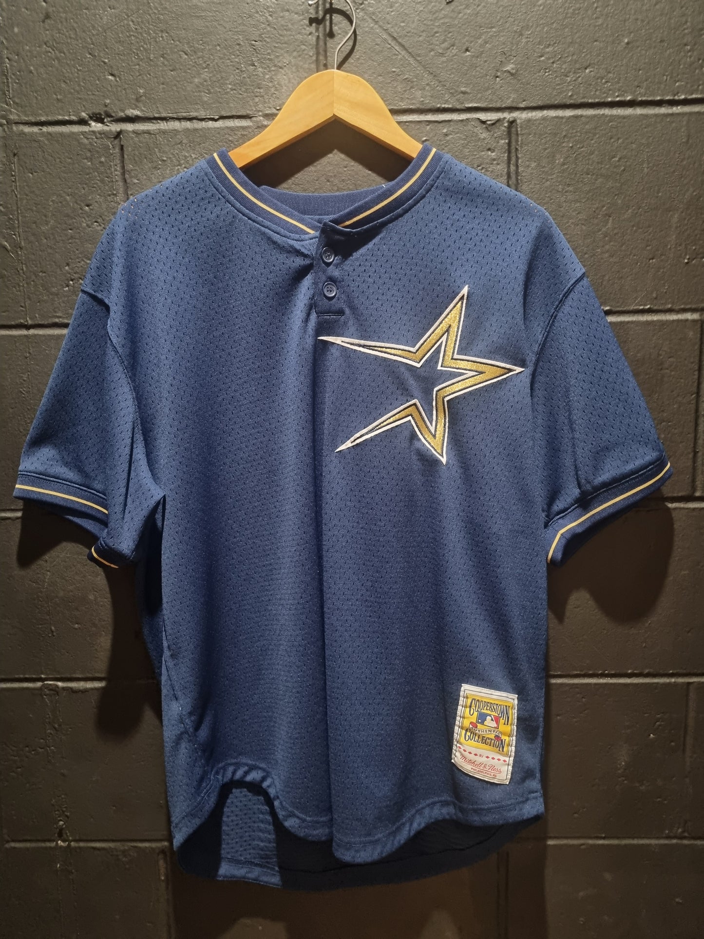 Houston Astros Craig Biggio Mitchell and Ness Cooperstown Collection XL