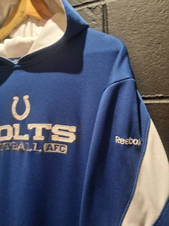 Indianapolis Colts AFC On Field Reebok Hoodie Large