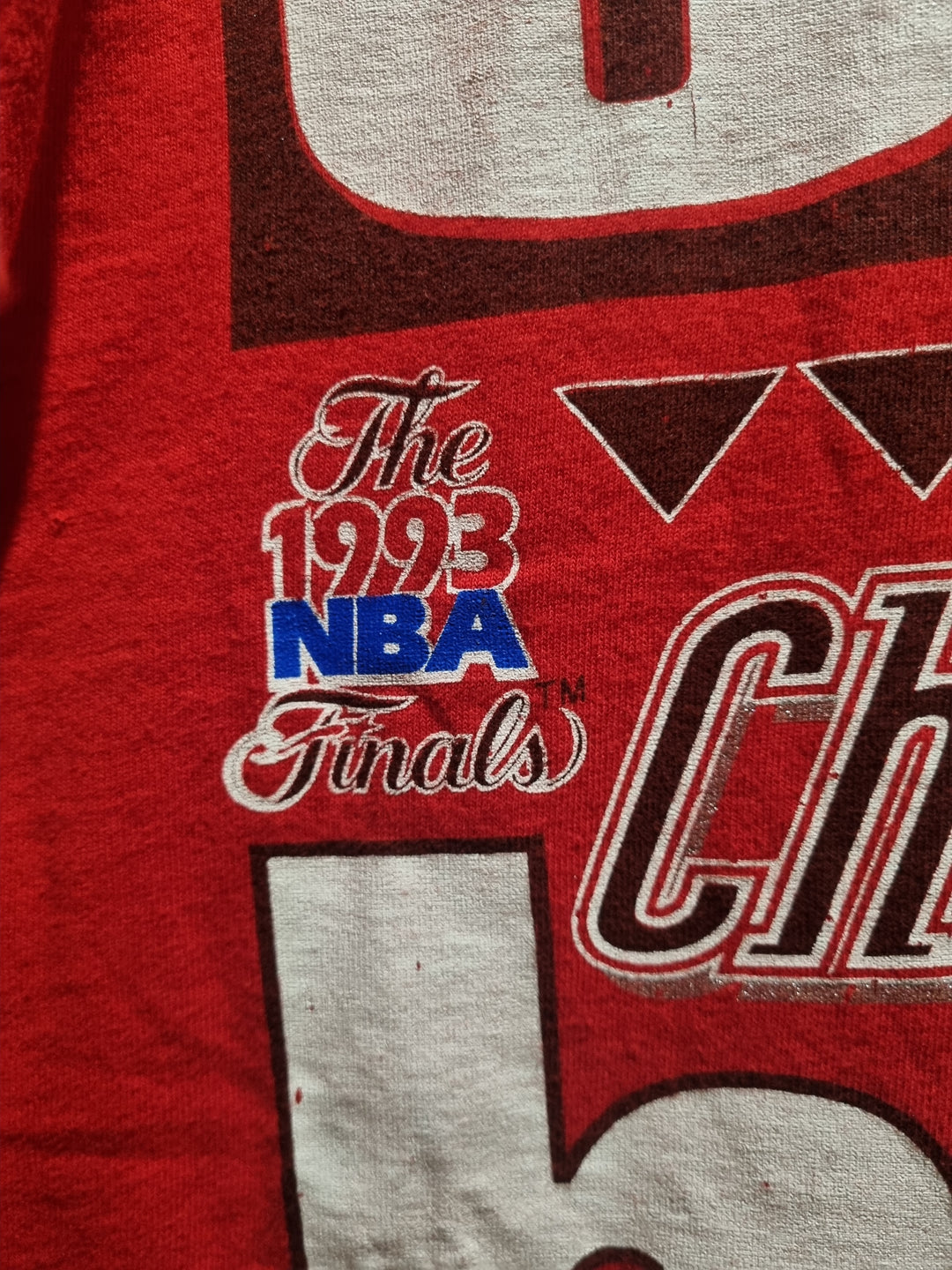 True Vintage Chicago Bulls 3 Peat 1993 Logo7 Large