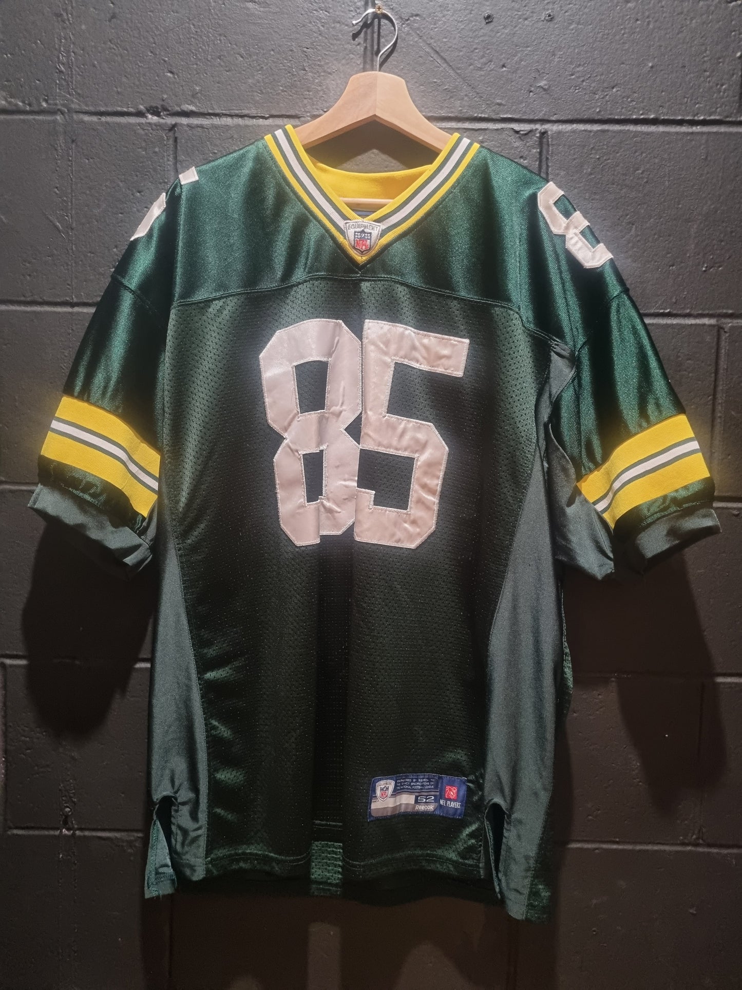 Green Bay Packers Jennings On Field Reebok 52 / XL