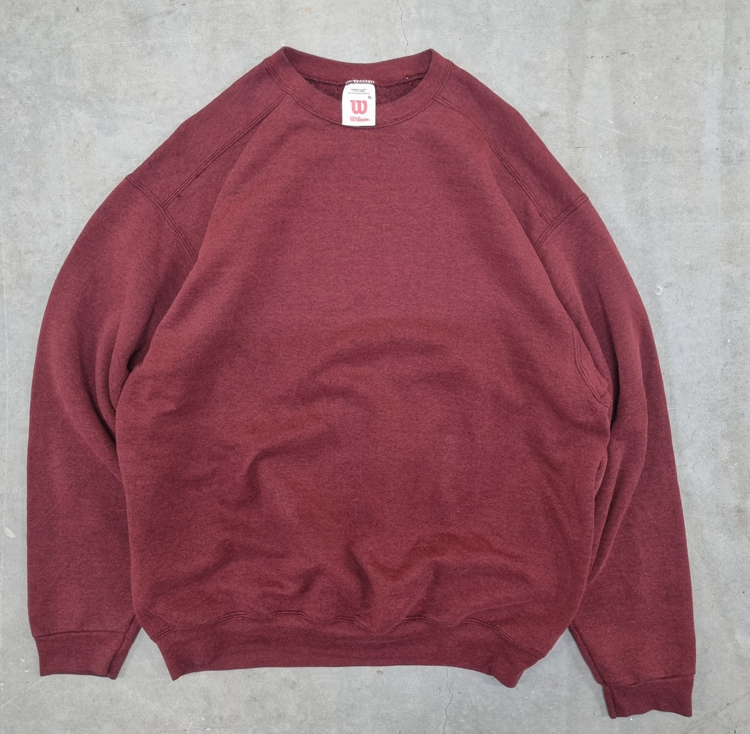 Vintage Tennis Burgandy Sweater Made in USA by Wilson XL