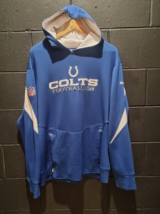 Indianapolis Colts AFC On Field Reebok Hoodie Large
