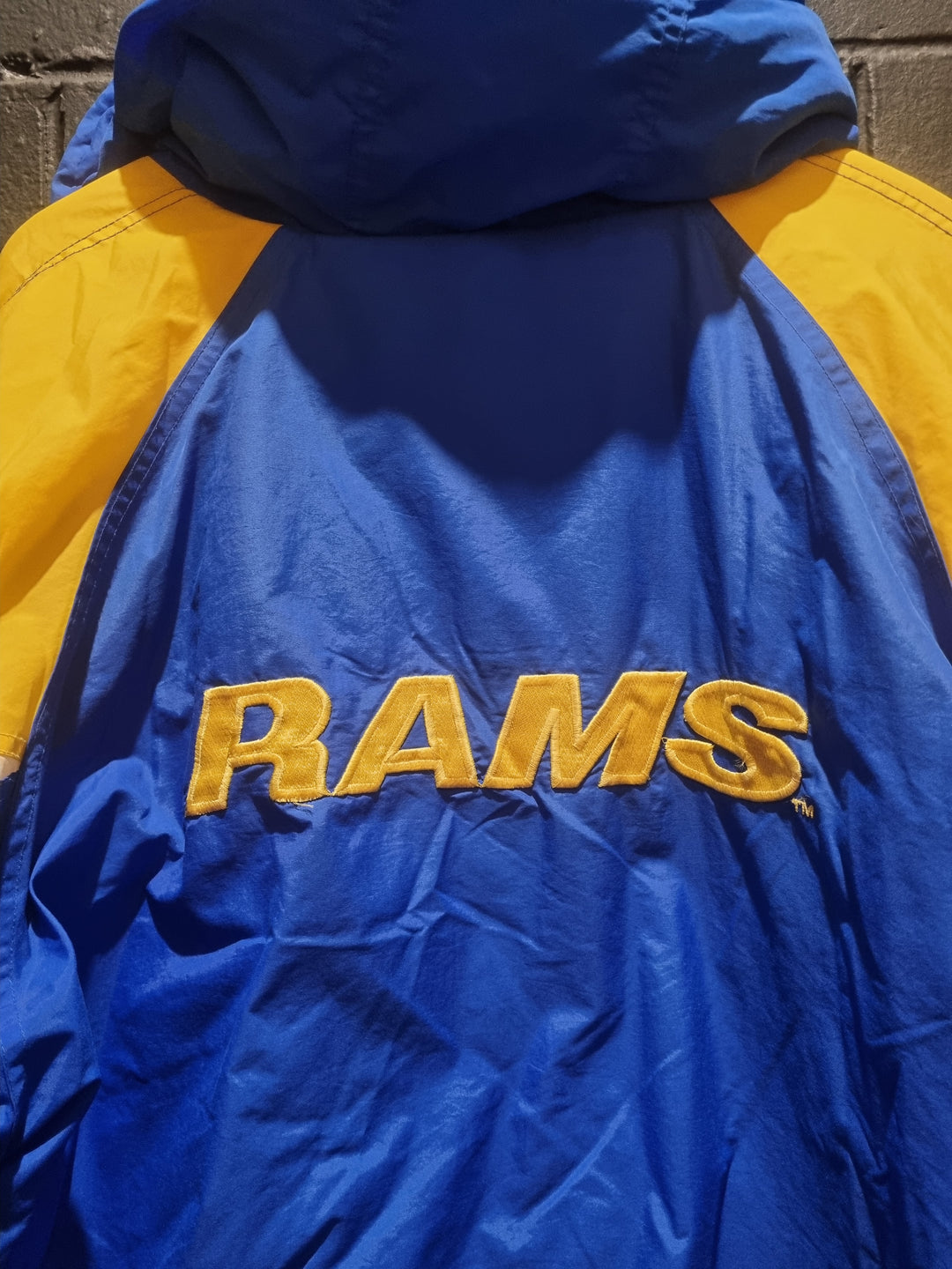 True Vintage St Louis Rams NFL Game Day Turbo Sportswear Puffer Jacket XL