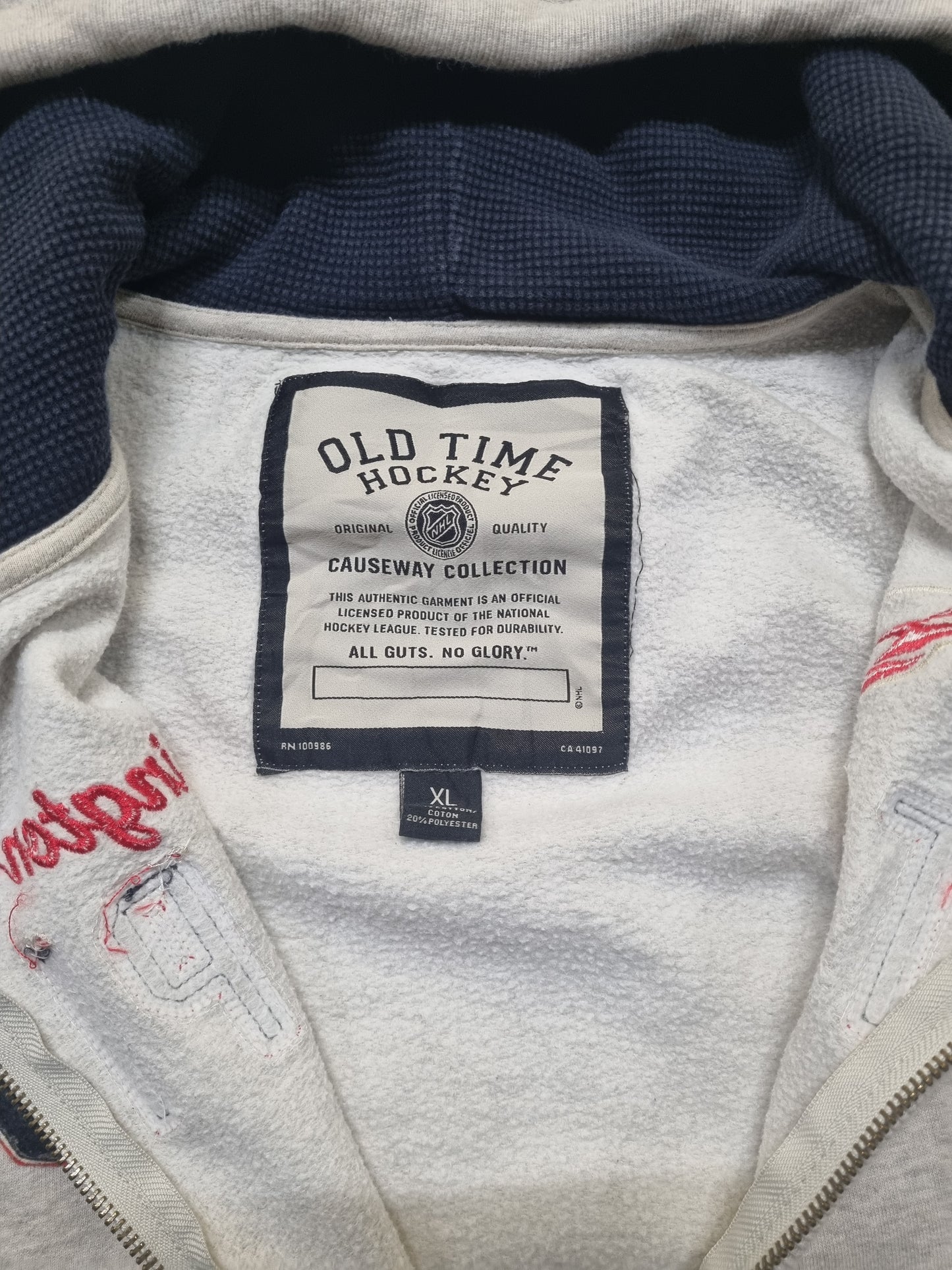 Washington Capitals Old Time Hockey Jacket XL