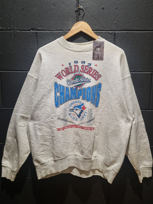 True Vintage 1993 World Series Champions Toronto Blue Jays Fruit of the Loom XL