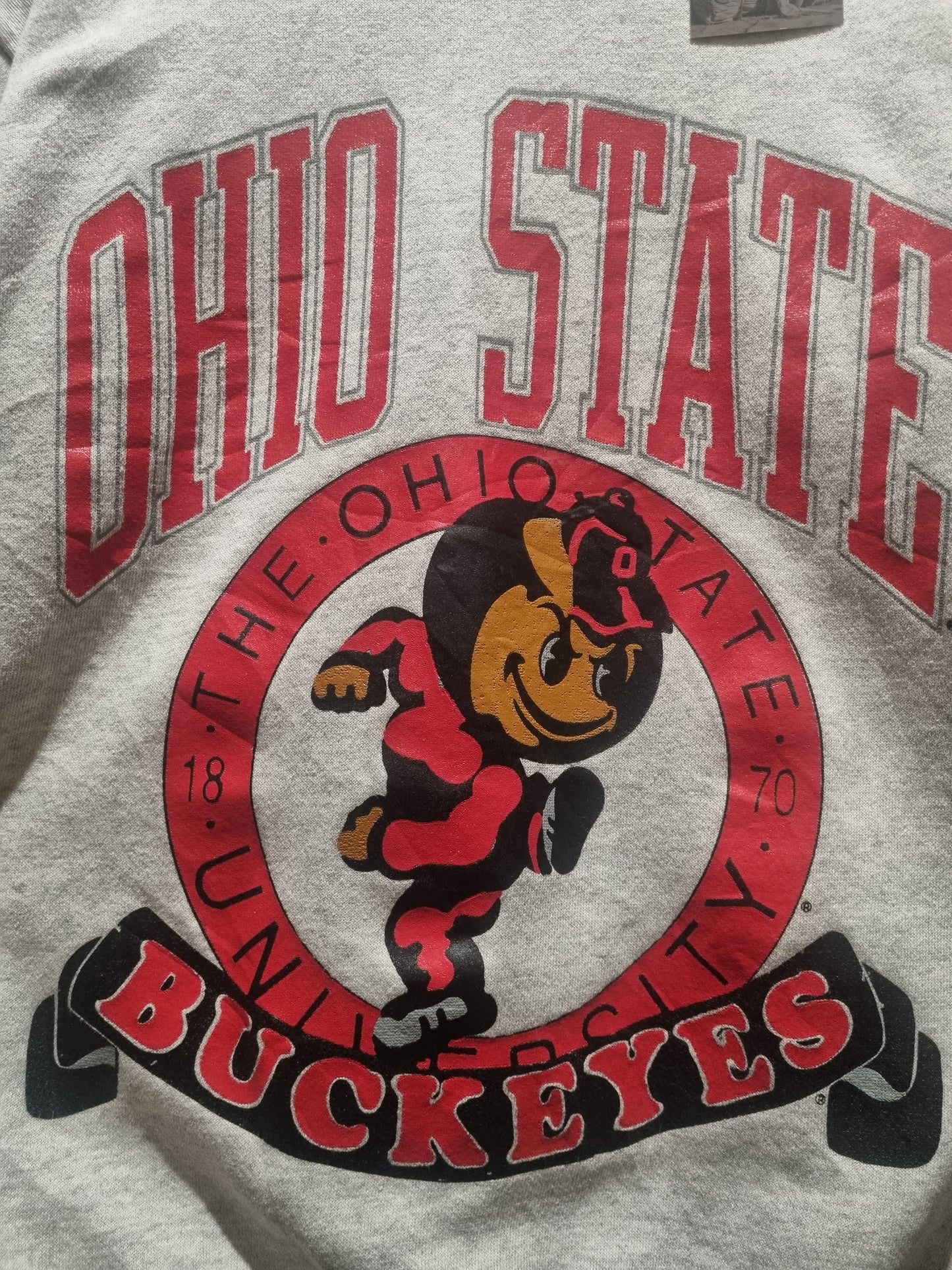 True Vintage Ohio State Buckeyes Brutus 1965 Made in USA by Tultex Small
