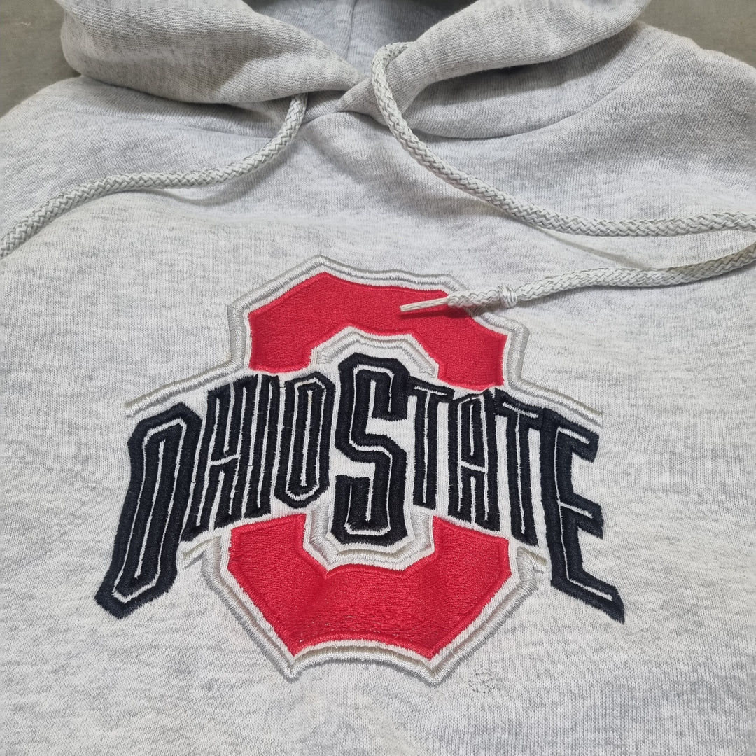 90s Ohio State University Jerzees Super Sweats Nublend Medium