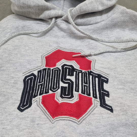 90s Ohio State University Jerzees Super Sweats Nublend Medium