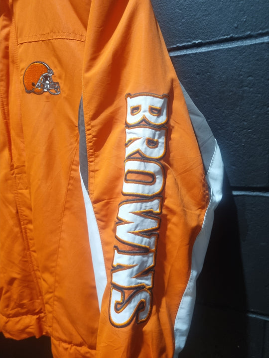 Cleveland Browns Puffer Jacket Youth XL / Adult Medium