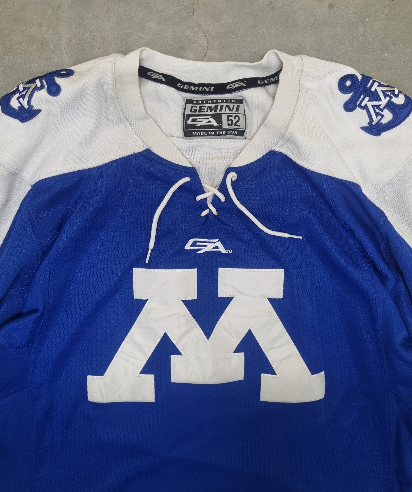 True Vintage Minnetonka Hockey Made by Authenti  Gemini in USA Large