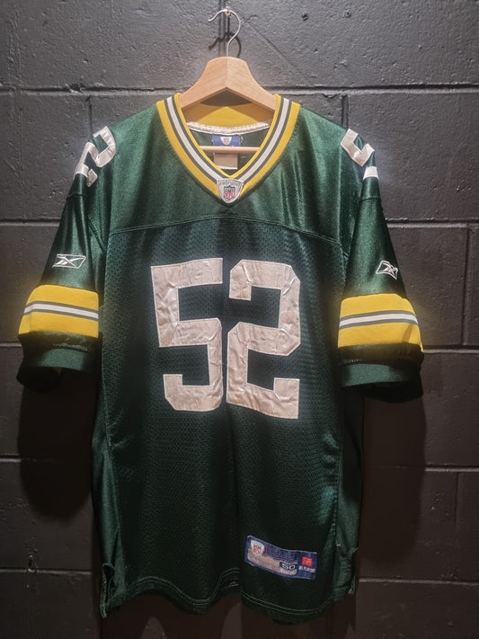 Green Bay Packers Matthews On Field Reebok 50 / Large