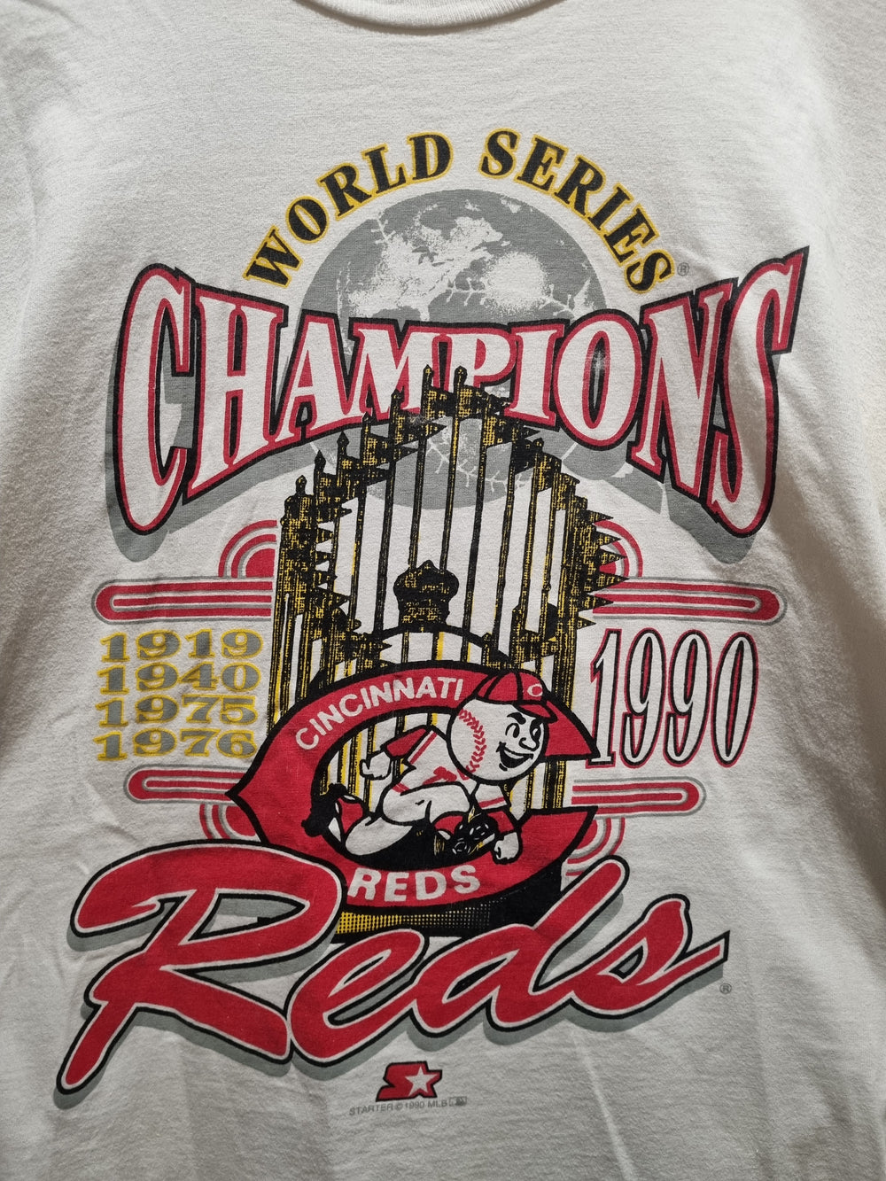 True Vintage Cincinnati Reds 1990 World Series Champions Starter Brand Medium