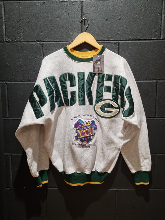 Green Bay Packers Super Bowl XXXI 1997 Sweater XL