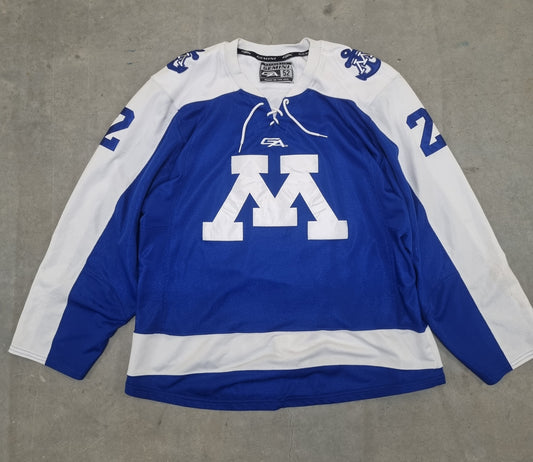 True Vintage Minnetonka Hockey Made by Authenti  Gemini in USA Large