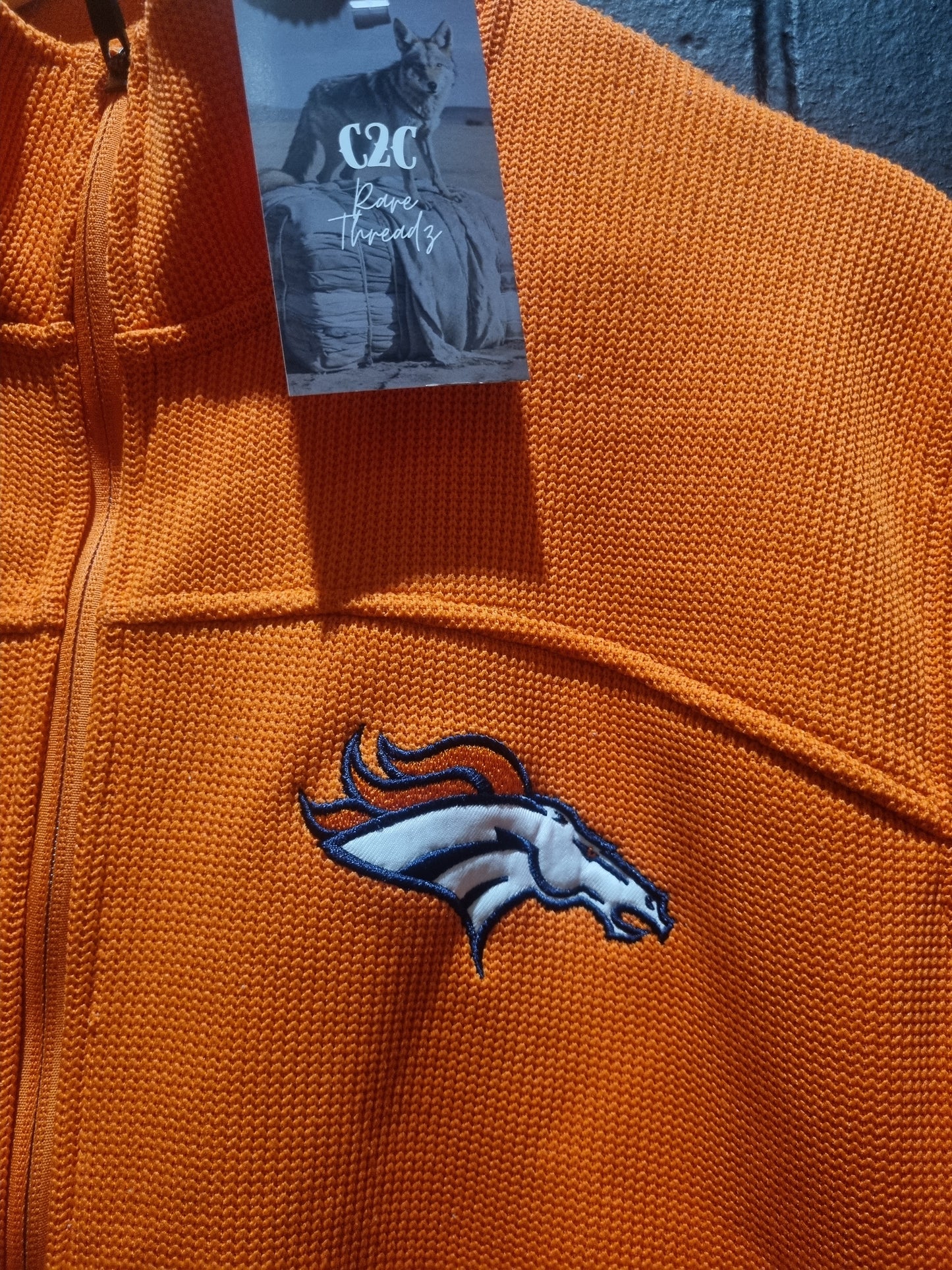Denver Broncos Zipped Jacket Large