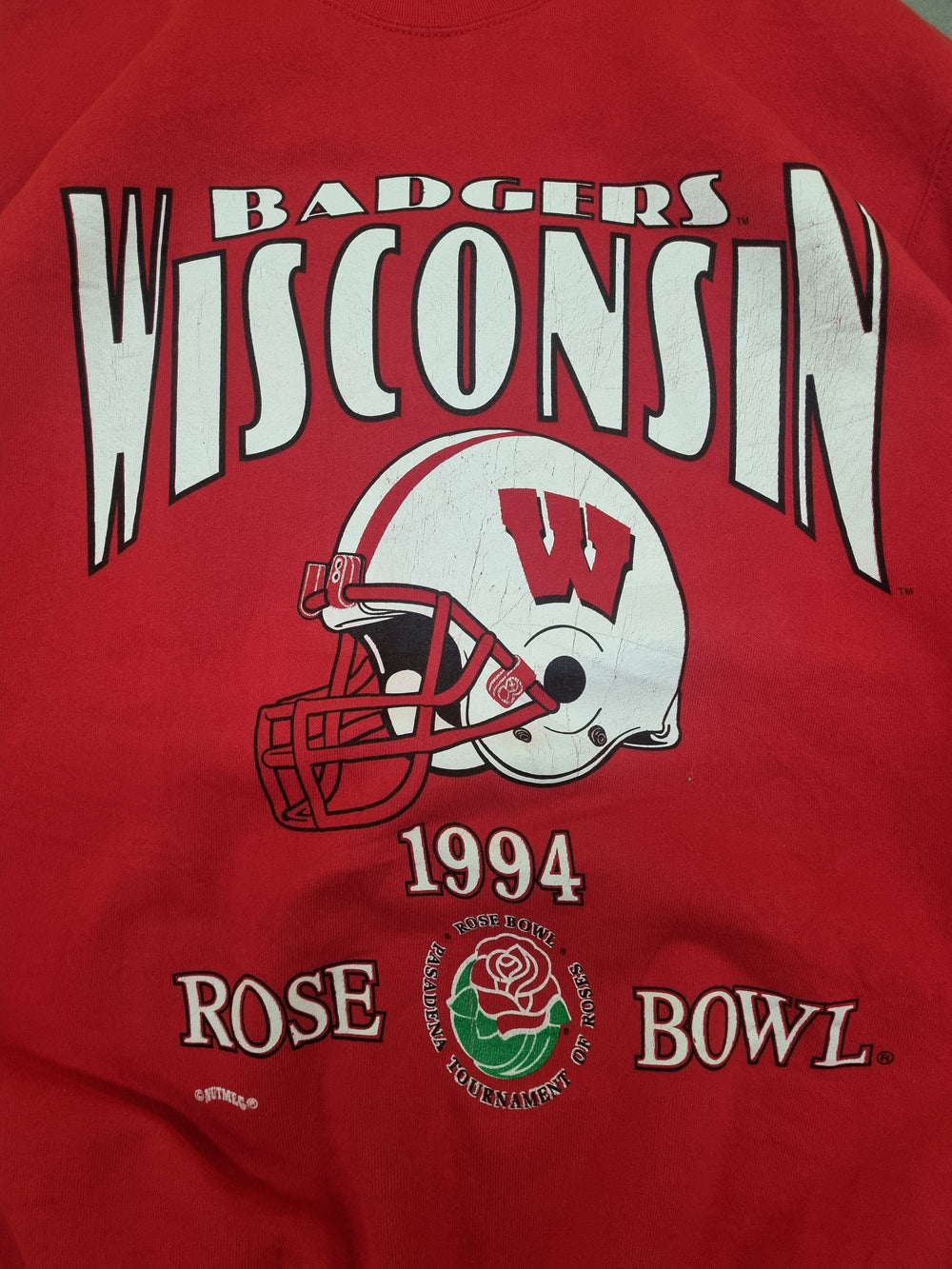 1994 Wisconsin Badgers Rose Bowl Nutmeg Made In USA XL