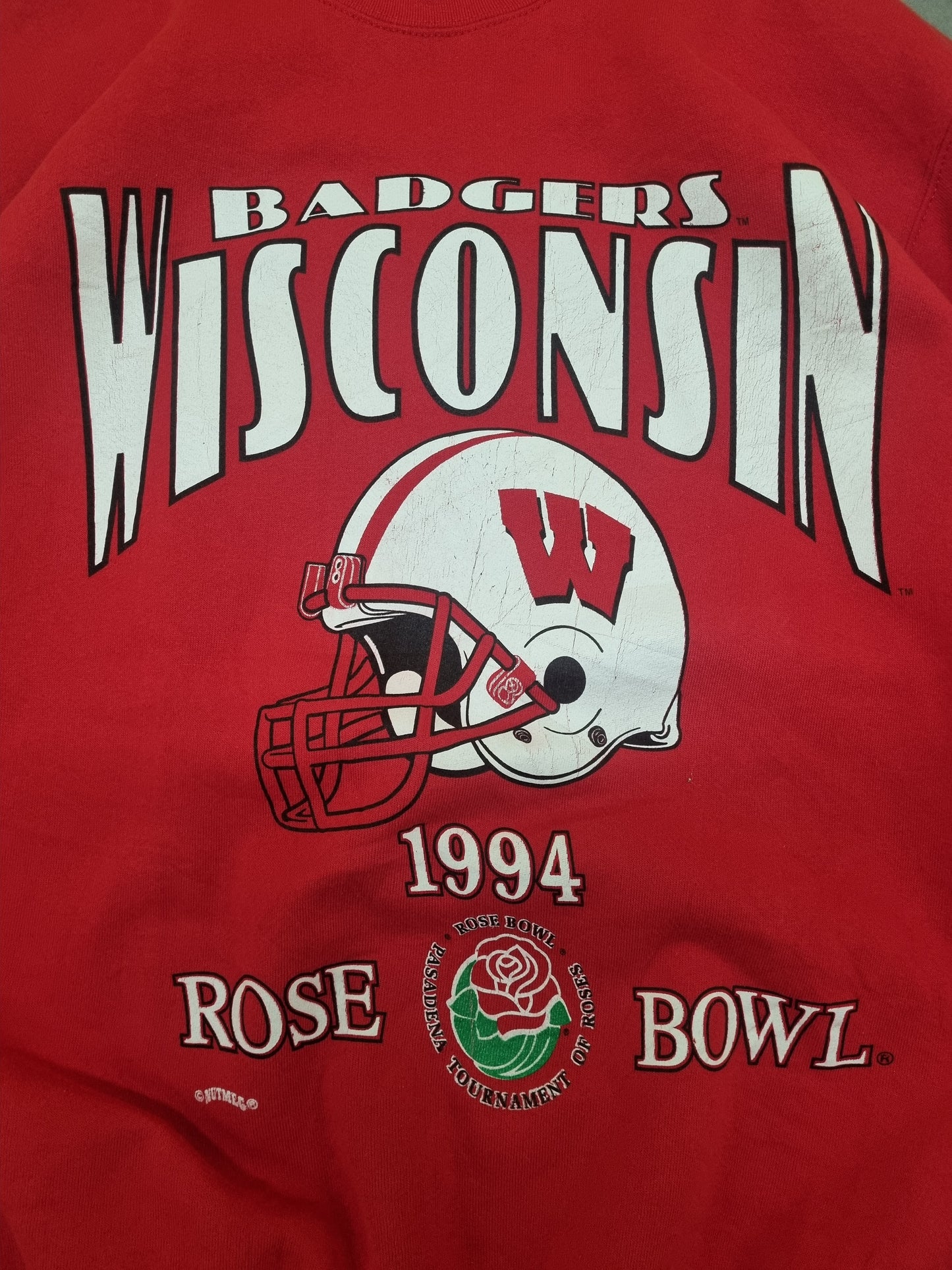 1994 Wisconsin Badgers Rose Bowl Nutmeg Made In USA XL