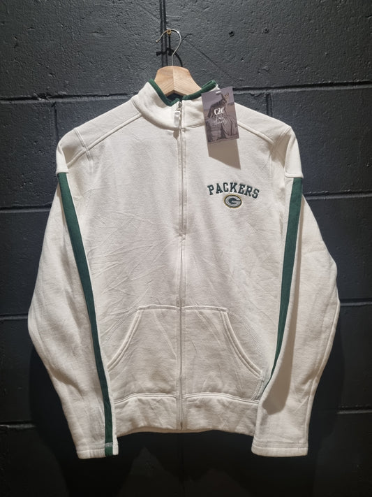 Green Bay Packers Ladies NFL White Jacket Small