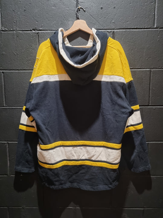 Pittsburgh Steelers Hockey Style Hoodie Large