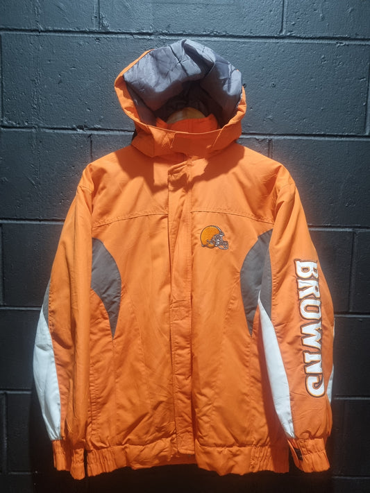Cleveland Browns Puffer Jacket Youth XL / Adult Medium