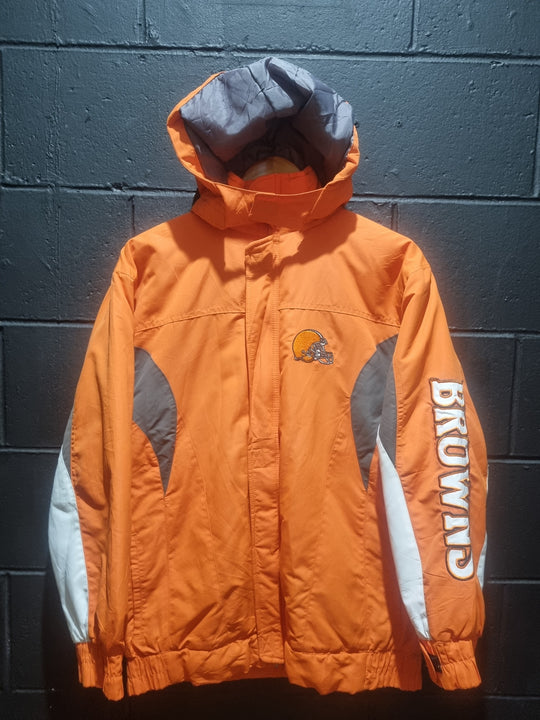 Cleveland Browns Puffer Jacket Youth XL / Adult Medium