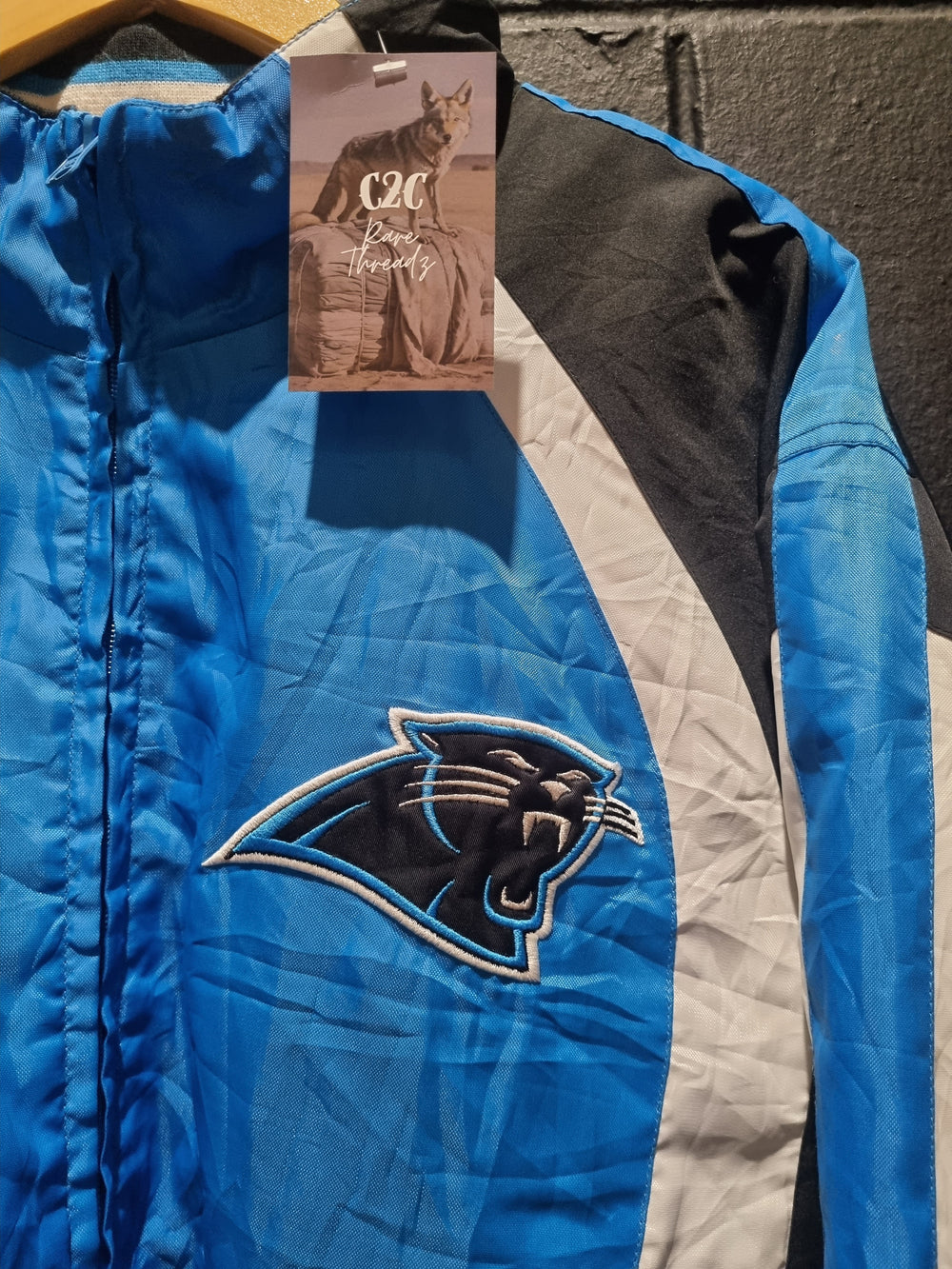 Carolina Panthers Team NFL Puffer Jacket XL