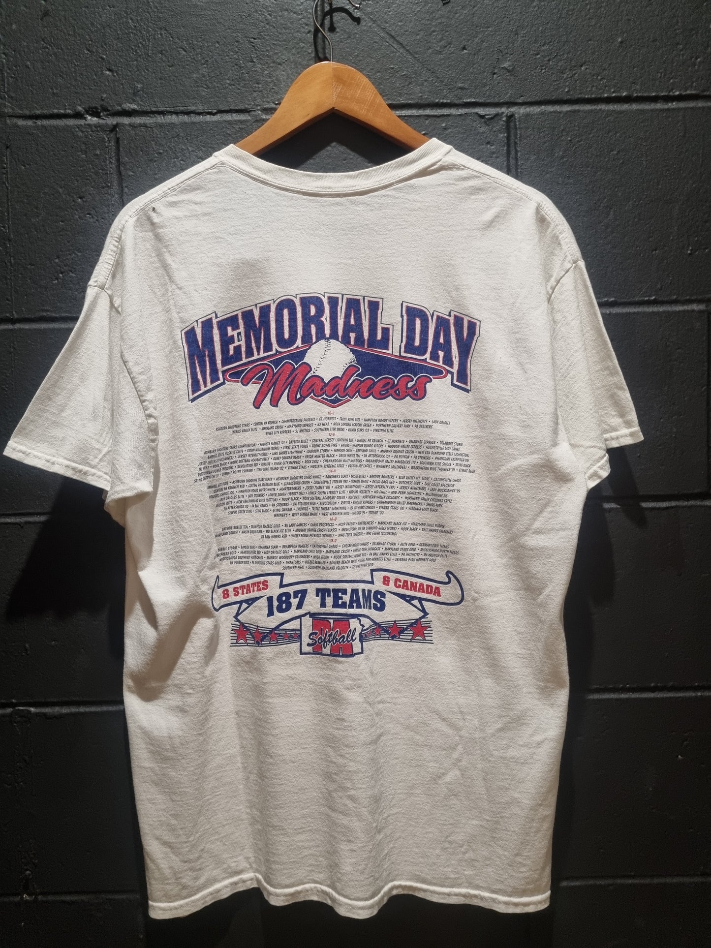Historical Memorial Day 8 States and Canada Softball 2014 Madness Large