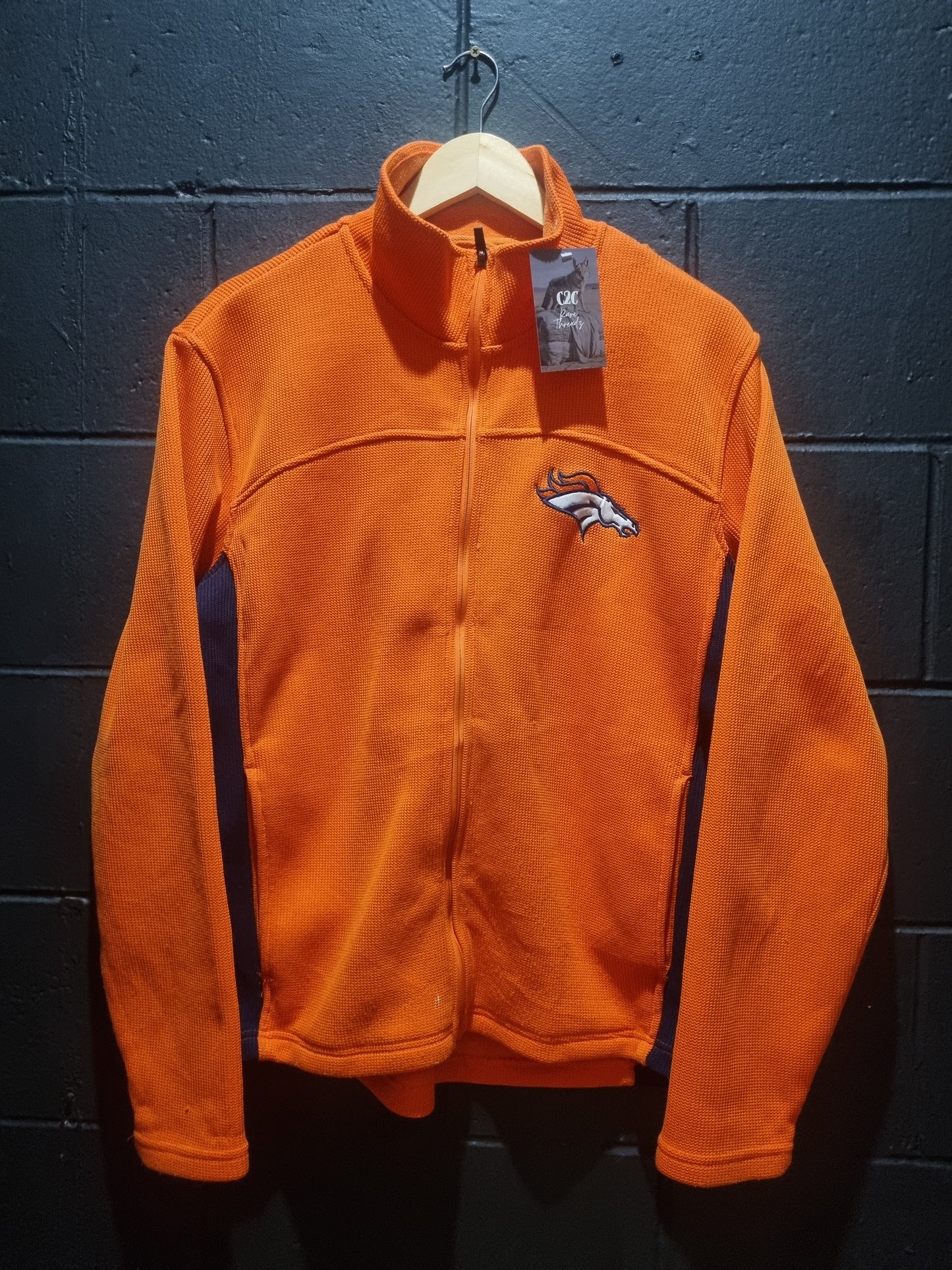Denver Broncos Zipped Jacket Large