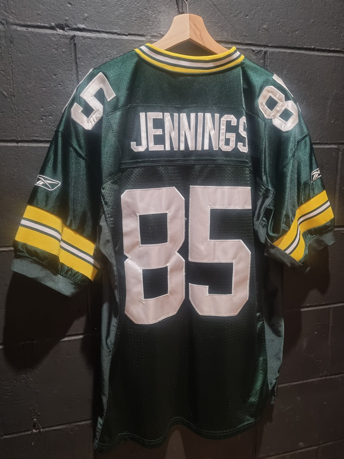 Green Bay Packers Jennings On Field Reebok 52 / XL