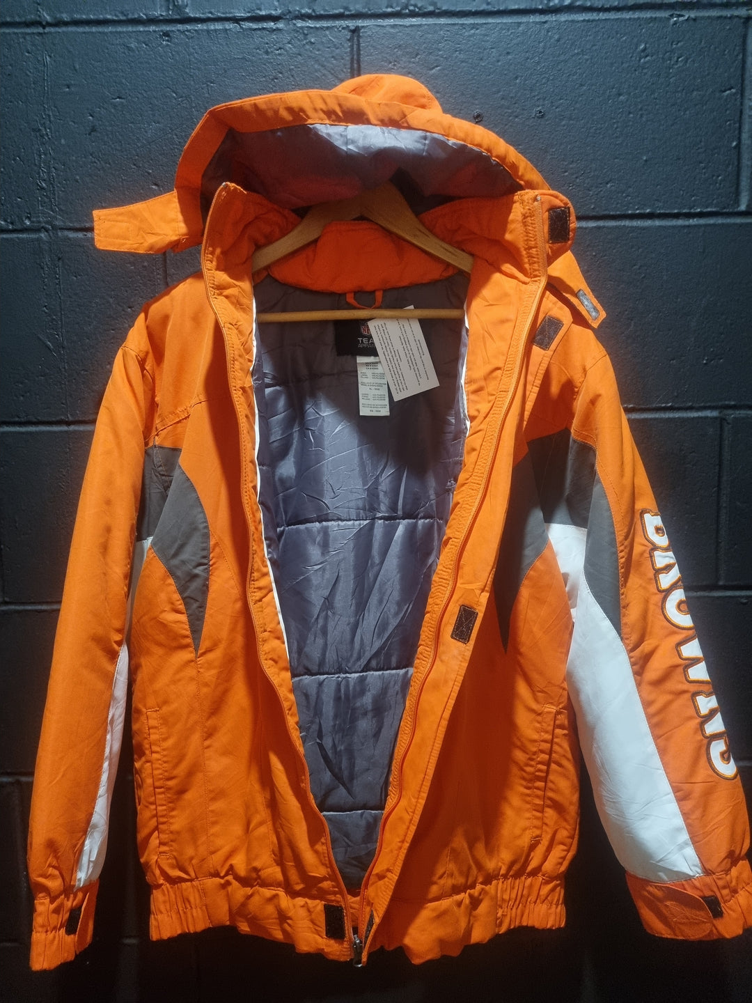 Cleveland Browns Puffer Jacket Youth XL / Adult Medium