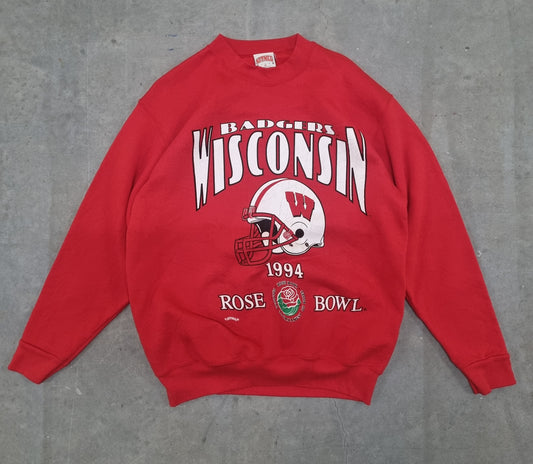 1994 Wisconsin Badgers Rose Bowl Nutmeg Made In USA XL