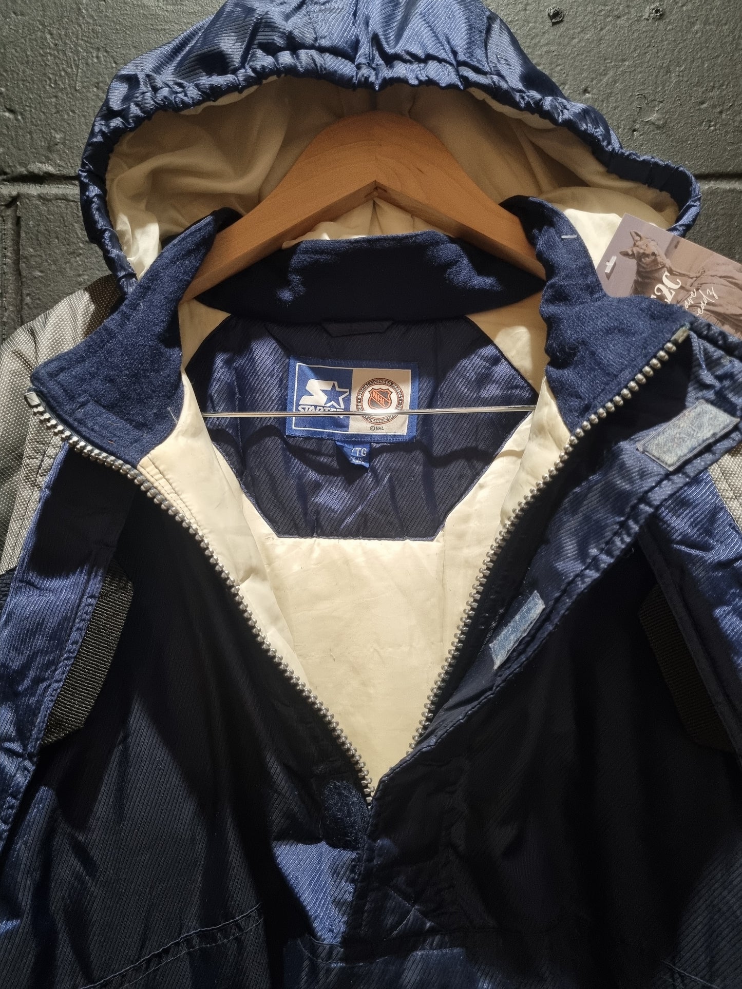 Toronto Maple Leafs Starter Brand Replica Puffer Jacket XL