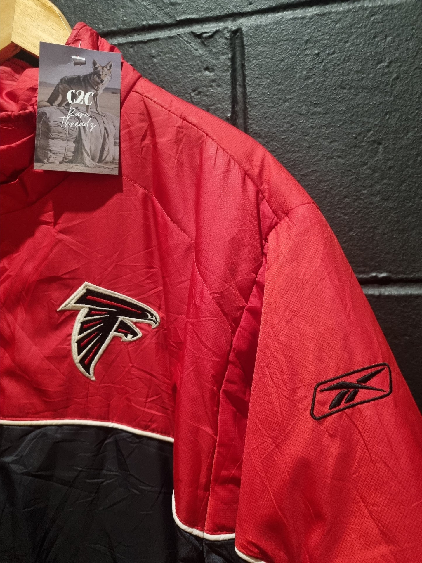 Atlanta Falcons Reebok Oversized Jacket XL